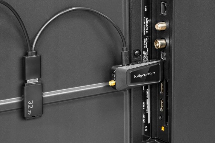 Tuner Dvb-T2 Krugermatz H.265 Hevc Dekoder Do Hdmi zdjęcie 5