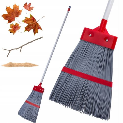 MIOTŁA OGRODOWA ZMIATACZ DO OGRODU PCV DŁUGA BARDZO WYTRZYMAŁA na Arena.pl