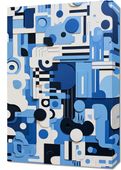 Obraz 40x60cm Niebieski Labirynt