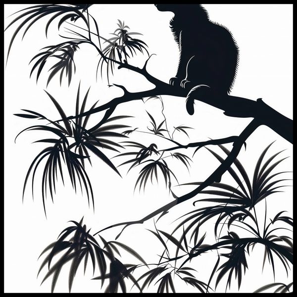 Plakat 70x70cm Na Gałęzi zdjęcie 2