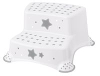 KEEEPER 10031 IGOR STARS Podest dwustopniowy antypoślizgowy kosmiczny biały