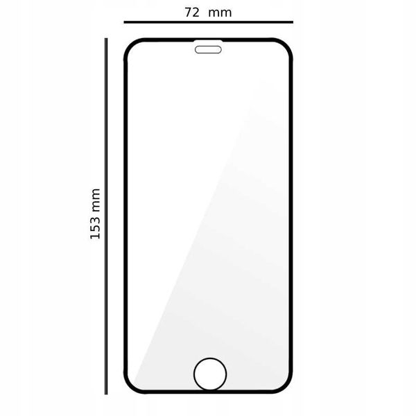 Spacecase Glass 5D Iphone 6/6S/7/8 Plus zdjęcie 3