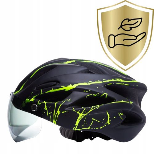 KASK ROWEROWY Z OKULARAMI LEKKI REGULOWANY ERCOLE na Arena.pl