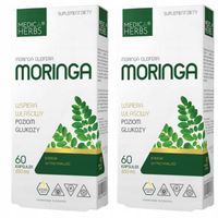 Moringa Medica Herbs - 2x60 kapsułek 650 mg