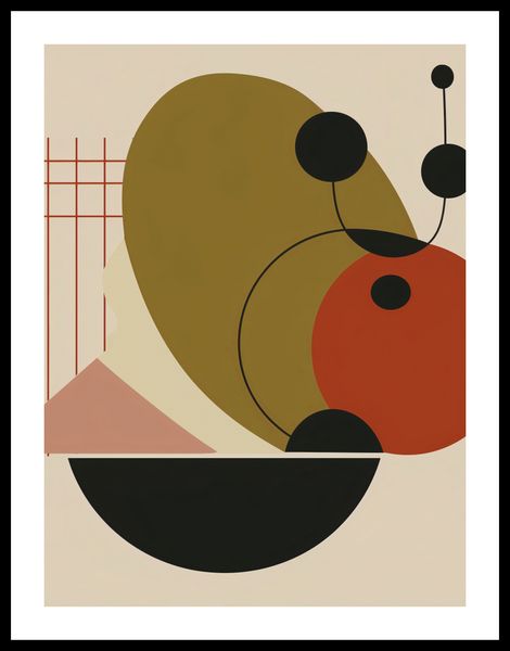 Plakat 75x100cm Geometryczny Balans zdjęcie 3