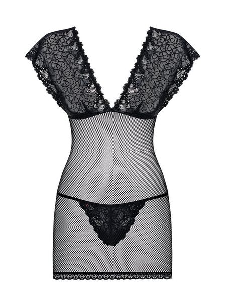 Seksowna Koszulka i Stringi - Obsessive 821-CHE-1 S/M zdjęcie 4