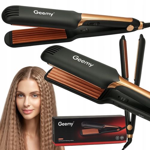 KARBOWNICA DO WŁOSÓW CERAMICZNA CERAMICZNA PRO JONIZACJA FALE GEEMY na Arena.pl