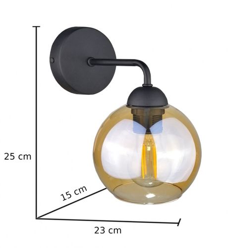 Kinkiet 1xE27 MELLE BLACK na Arena.pl