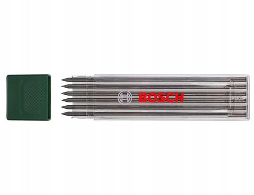 ZESTAW 6 RYSIKÓW WKŁADÓW GRAFITOWYCH HB 2,8 mm do ołówka znacznika BOSCH na Arena.pl