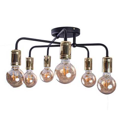 Lampa sufitowa DYLAN 6xE27 na Arena.pl