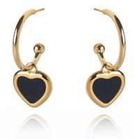 kolczyki ze stali chirurgicznej pozłacane kst3085