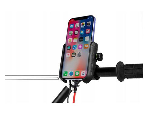 UCHWYT NA TELEFON SMARTFON Z ŁADOWARKĄ + USB TYP-C na Arena.pl