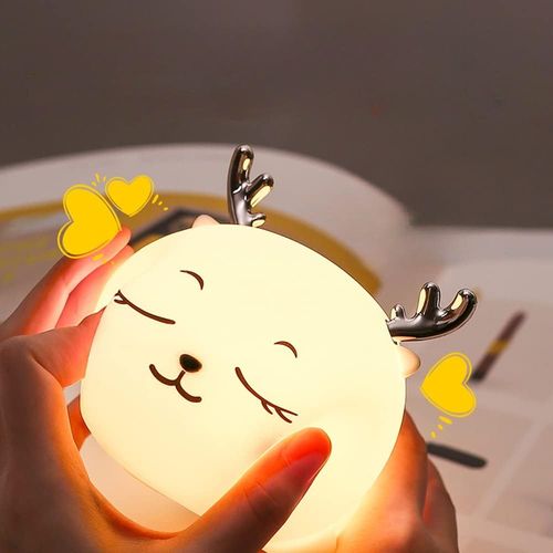 CocoSugar Lampka Nocna LED USB w Kształcie Jelenia 7 Trybów Kolorów na Arena.pl