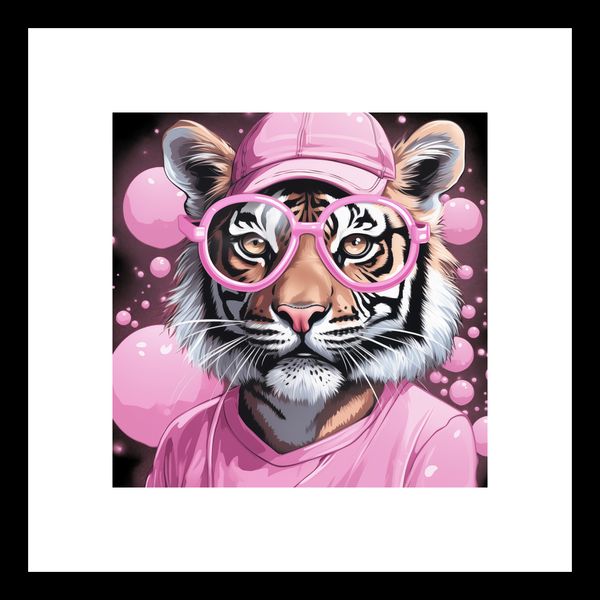 Plakat 20x20cm Ludzki Tygrys zdjęcie 3