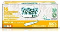 Vivicot BIO- Tampony higieniczne REGULAR z aplikatorem z organicznej bawełny 16szt