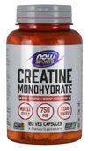 NOW FOODS Creatine Monohydrate - Monohydrat Kreatyny 750 mg (120 kaps.)