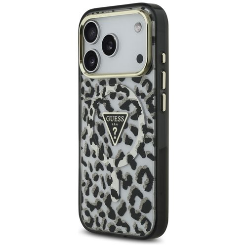 etui guess leopard glitter magsafe do    iphone 17 pro max czarny na Arena.pl