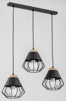 LAMPA WISZĄCA ALFA RINA 62114 CZARNY