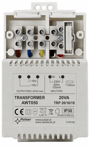 Transformator do central alarmowych Pulsar AWT050 na Arena.pl