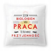 Poduszka Dla Biologa Na Urodziny Imieniny Prezent Z Nadrukiem Ze Zdjęciem