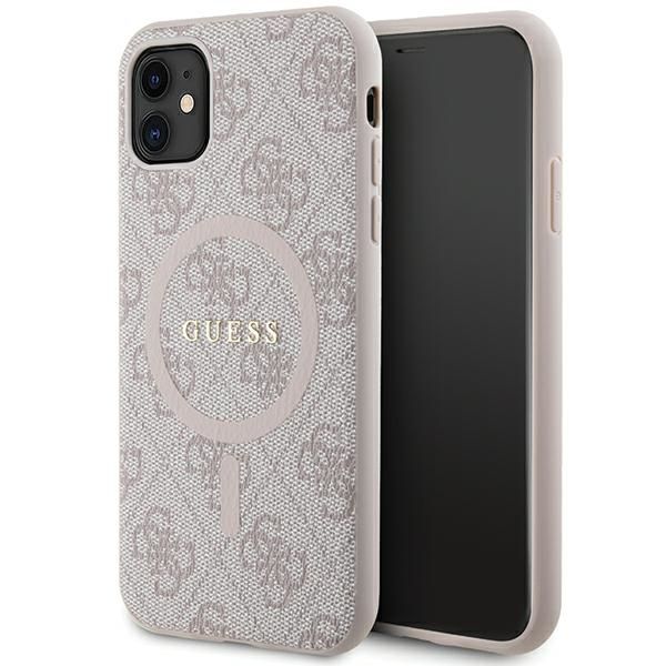 Etui Guess do iPhone 11, iPhone XR, Różowy, MagSafe zdjęcie 1