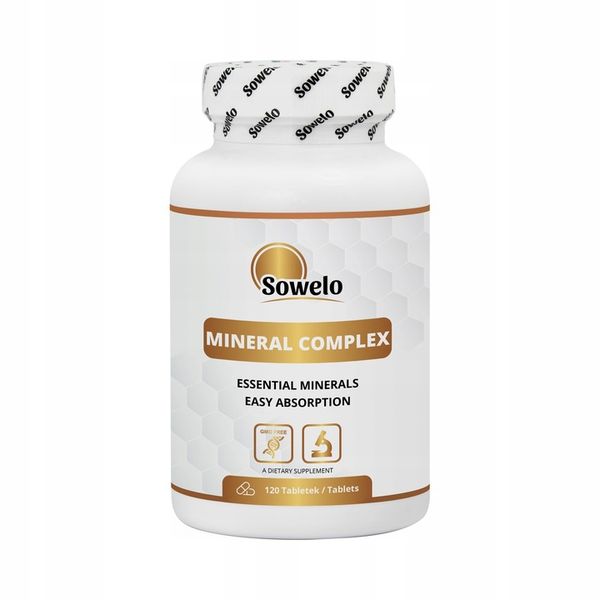 SOWELO MINERAL COMPLEX MINERAŁY KOMPLEKS 120 TAB zdjęcie 1