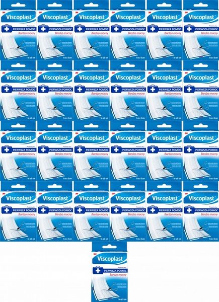 VISCOPLAST Plaster opatrunkowy PRESTOVIS PLUS 1M x 8cm do cięcia x 25 SZT zdjęcie 1