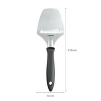 Skrawak do sera FISKARS Essential 21,5 cm – ręczny skrawak do sera żółtego i twardego