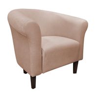 Fotel Milo Mikrofaza 2 beż nogi 15 venge