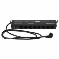 Listwa Zasilająca Rack 19" 1U the t.racks Power 16 S 16 Gniazd Przełączana