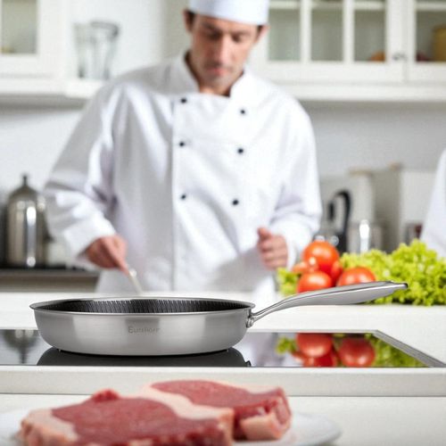 patelnia stalowa 28cm z powłoką plaster miodu e-7549 na Arena.pl