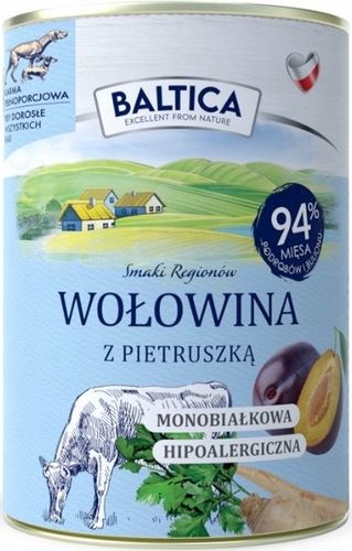Mokra karma dla psa Baltica MIX SMAKÓW Hipoalergiczna Bezzbożowa - 6 x 400g na Arena.pl