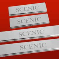 Listwa progowa RENAULT SCENIC MK3 Stal nierdzewna 304 połysk 4szt