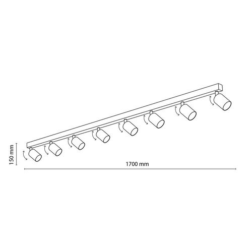 lampa reflektor spot top white 6879 tk lighting na Arena.pl