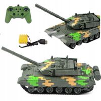 WIELKI Czołg sterowany 11 kanałowy Pilot PROGRAMOWANIE WALKA Efekty