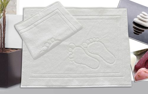 Dywanik łazienkowy Feet 50x70 stópki Greno biały na Arena.pl