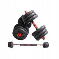 Zestaw 2 hantli bitumicznych regulowanych 20 kg