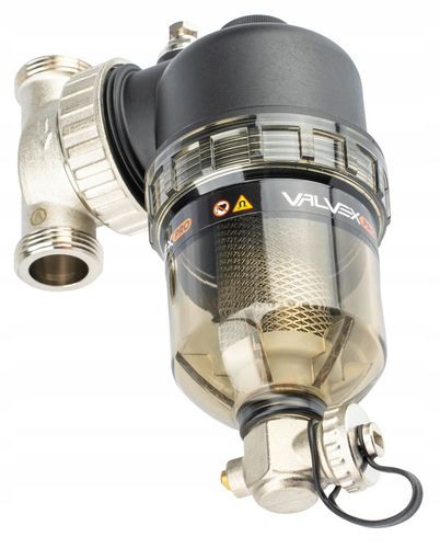 FILTR MAGNETYCZNY SEPARATOR ZANIECZYSZCZEŃ ODMULNIK INSTALACJI C.O 1" na Arena.pl