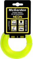 ŻYŁKA DO WYKASZARKI OKRĄGŁA NEON 2,0MM 15M - MG-200-0120