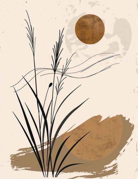 Plakat 50x65cm Zachód Pustyni zdjęcie 1