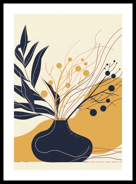 Plakat 68x98cm Spokój Ciemnych Liści zdjęcie 3