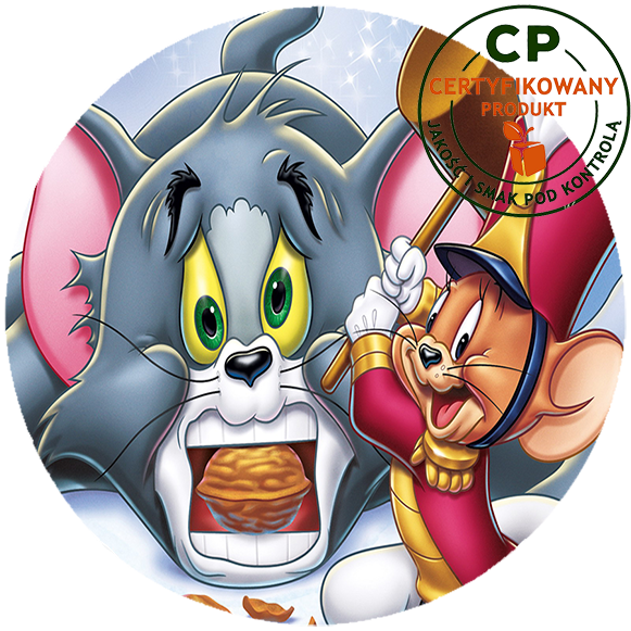 Opłatek na tort Tom i Jerry zdjęcie 1
