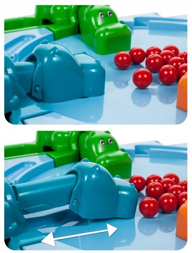 GRA ZRĘCZNOŚCIOWA DLA 4 OSÓB GŁODNE HIPCIE HIPOPOTAM DLA DZIECI RODZINNA na Arena.pl