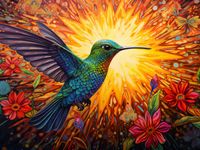 Plakat 80x60cm Koliber Barw