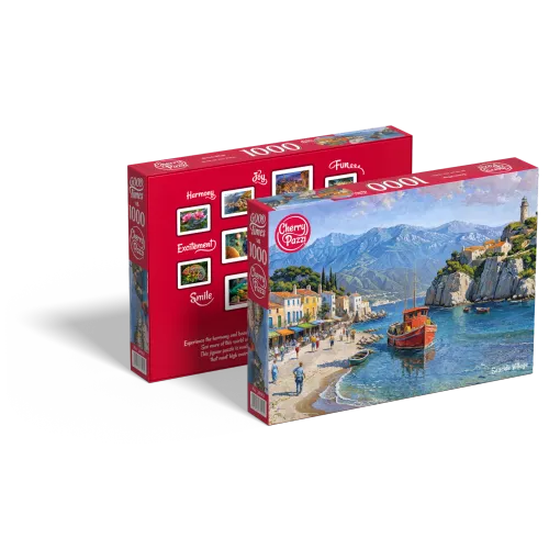 Puzzle 1000 elementów. Wioska nadmorska 30912 na Arena.pl