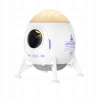 XO projektor LED CF38 gwiazd-galaktyk z głośnikiem Bluetooth biały