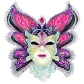 Niepowtarzalna maska motyl Veronese WU75053VA