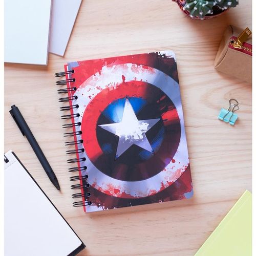 Marvel - Notatnik / Notes A5 Kapitan Ameryka na Arena.pl