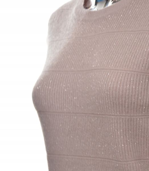 Stylowy damski sweter z błyszczącą nitką L / XL zdjęcie 3