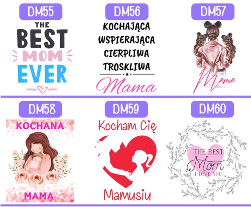 KUBEK Z NADRUKIEM PREZENT DLA MAMY ŻONY NA DZIEŃ MATKI MAMA URODZINY WZORY na Arena.pl